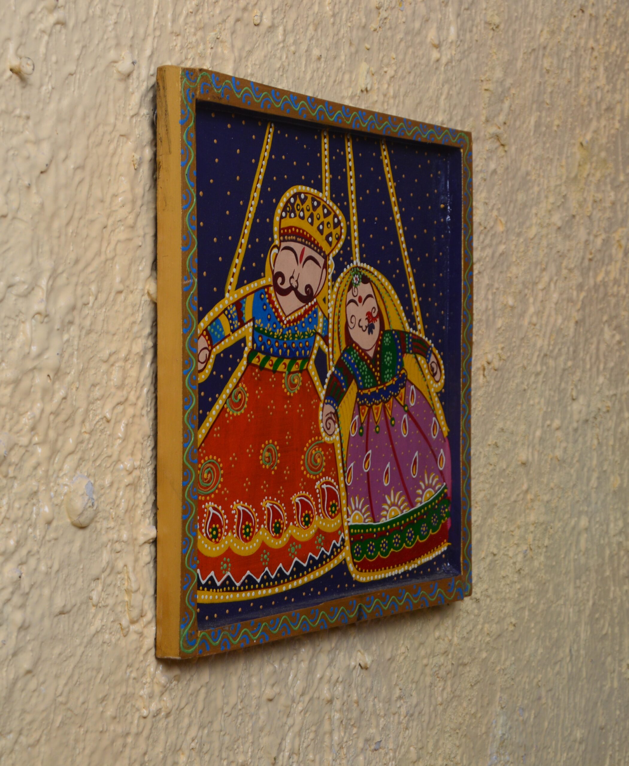 Rajasthani Nritya Jodi Wall Art - Image 3