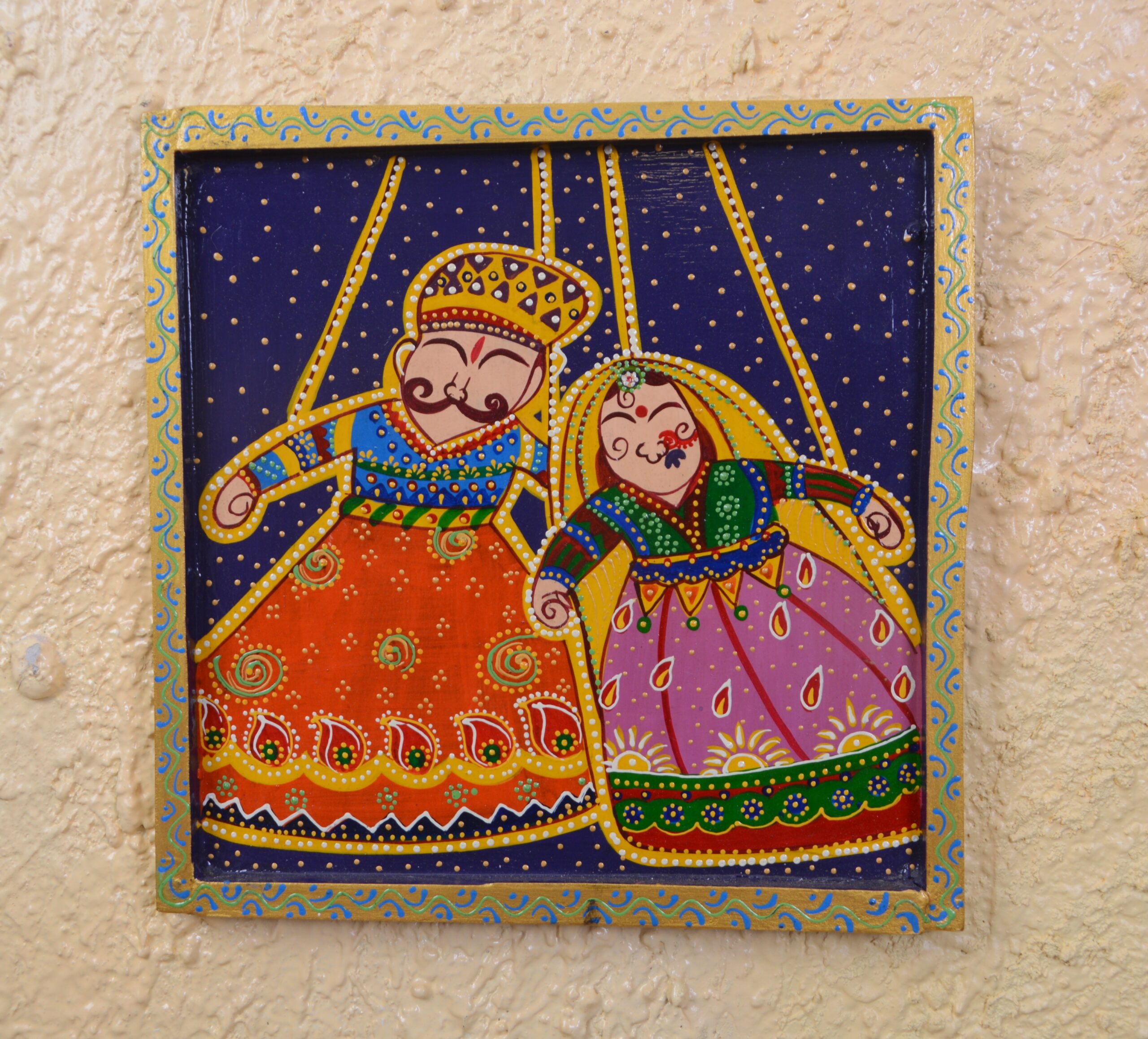 Rajasthani Nritya Jodi Wall Art - Image 4
